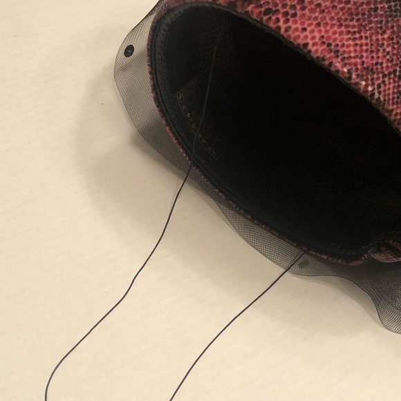 Donna Vinci Couture Rhinestone Snake Church Hat - Picture 3 of 7